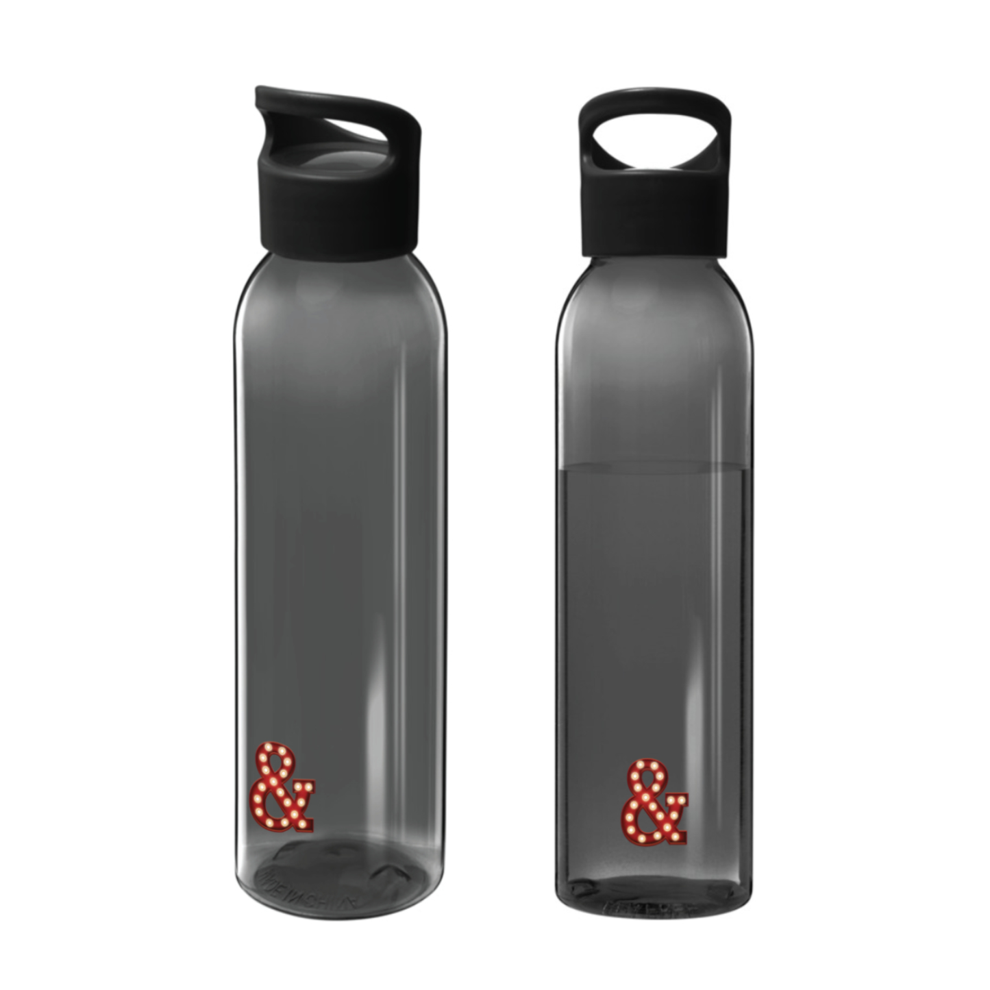 Bottle with "&" Logo