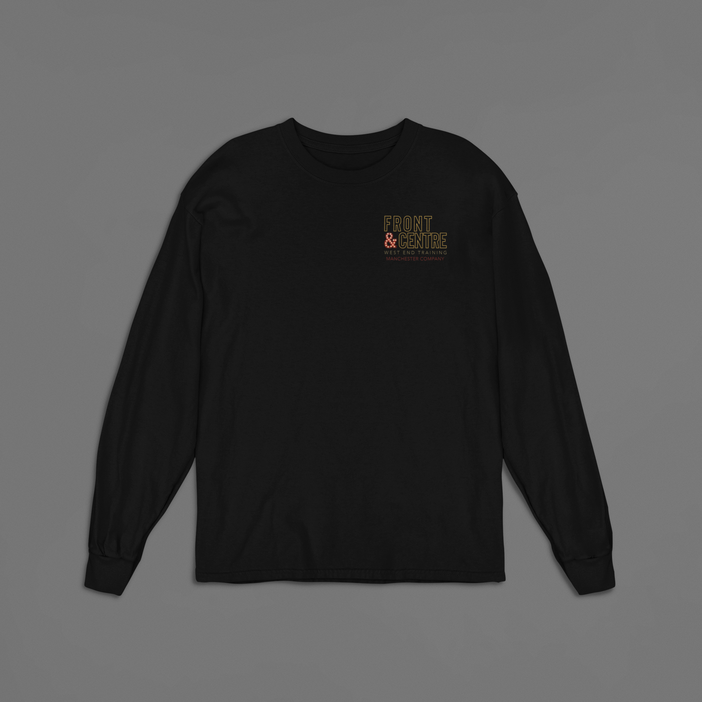 Oversized Long Sleeve Top with West End Training Embroidery (Adult)